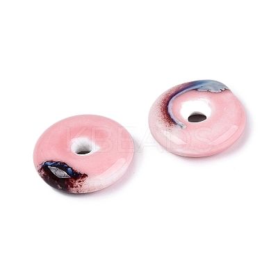 Vintage Handmade Porcelain Beads PORC-N013-20-14-1