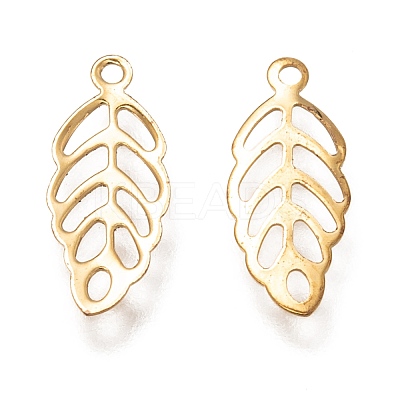 304 Stainless Steel Filigree Charms STAS-H130-14G-1