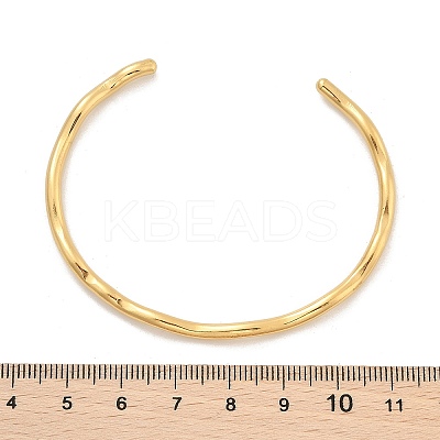Ion Plating(IP) 304 Stainless Steel Cuff Bangles X-BJEW-H323-01G-1