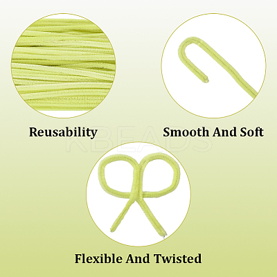 100Pcs DIY Plush Sticks FIND-SP0004-72B-1
