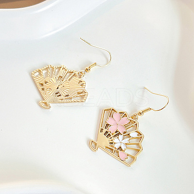 Alloy Enamel Dangle Earrings FS-WG5BF49-01-1