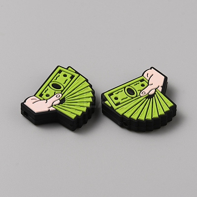 U.S. Dollar Food Grade Eco-Friendly Silicone Focal Beads SIL-CJC0007-02A-1