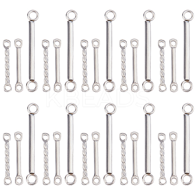 150Pcs 3 Style 304 Stainless Steel Link Connectors STAS-DC0001-13-1