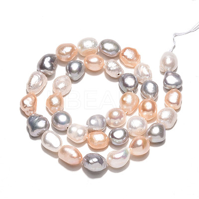 Natural Cultured Freshwater Pearl Beads Strands PEAR-N014-09A-03-1