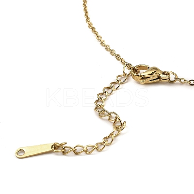 Butterfly Light Gold Brass Micro Pave Cubic Zirconia Pendant Necklaces NJEW-E105-02KCG-1