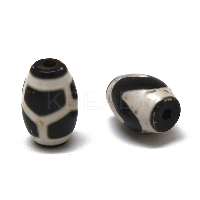 Tibetan Style dZi Beads TDZI-D010-02G-09-1