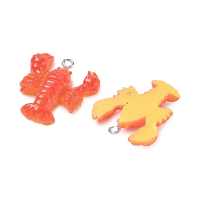 Resin Pendants RESI-F060-01A-1