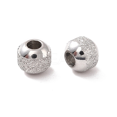 Non-Tarnish Textured 304 Stainless Steel Beads X-STAS-P306-01A-P-1