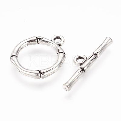 Alloy Toggle Clasps PALLOY-EA9143Y-AS-RS-1