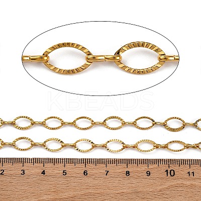 304 Stainless Steel Oval Link Chains CHS-B006-13G-1