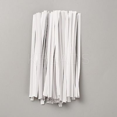 100Pcs Paper Wire Twist Ties FIND-WH20012-77B-1