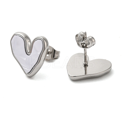 Non-Tarnish 304 Stainless Steel Stud Earrings LS-EJEW-U001-05P-04-1