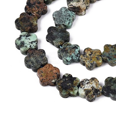 Natural African Turquoise(Jasper) Beads Strands G-N257-24A-05-1