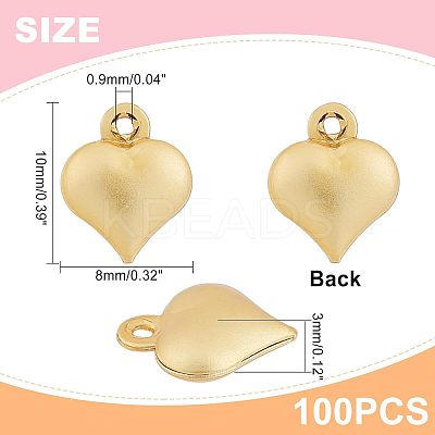 100Pcs Rack Plating Brass Pendants KK-FH0003-94-1