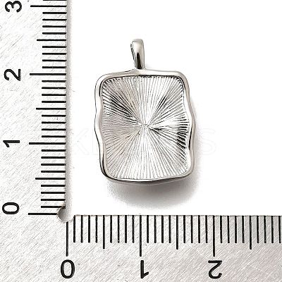 Brass Micro Pave Cubic Zirconia Pendants KK-M318-37P-1