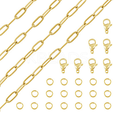DIY Chain Necklace Jewelry Kits DIY-TA0011-49-1