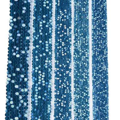 Transparent Glass Beads Strands LS-EGLA-A044-T6mm-MB27-1