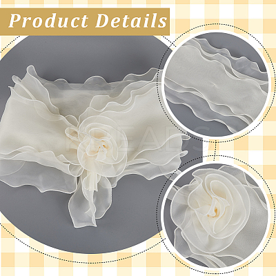 Chiffon Shawl AJEW-WH20054-037B-1