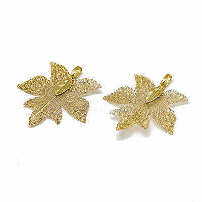 Autumn Theme Iron Pendants IFIN-T006-07G-1