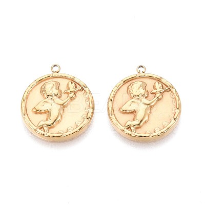 304 Stainless Steel Pendants STAS-N109-191G-1