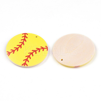 Printing Wood Pendants WOOD-N016-52B-01-1