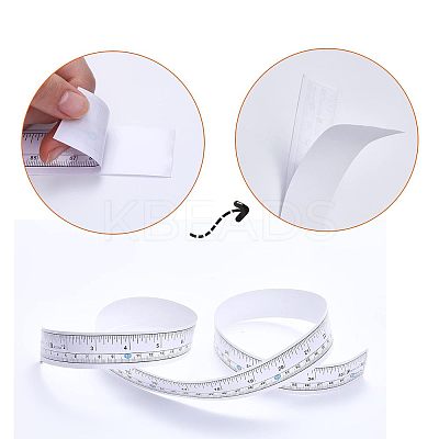 36Inch Adhesive Ruler AJEW-WH0304-46-1