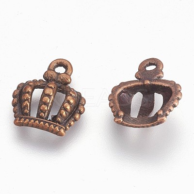 Tibetan Style Alloy Crown Charms LS-EBB054Y-R-1