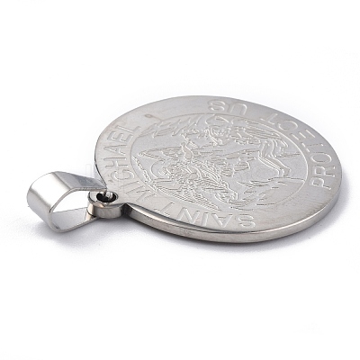 Non-Tarnish 201 Stainless Steel Pendants STAS-C062-05P-1