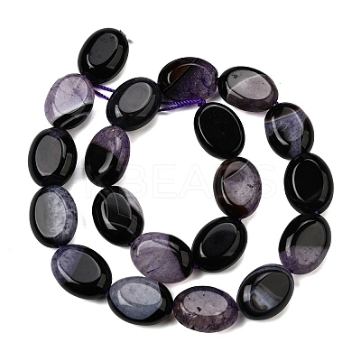 Natural Agate Beads Strands G-F820-N01-01-1