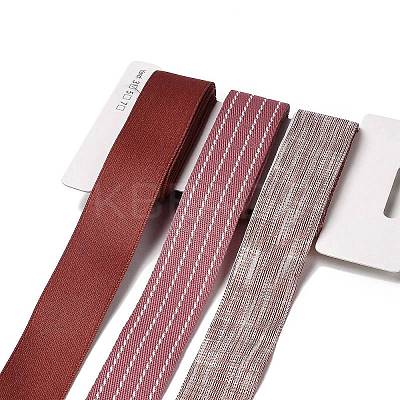 9 Yards 3 Styles Polyester Ribbon SRIB-A014-A10-1