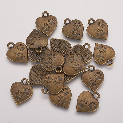 Tibetan Style Alloy Pendants X-TIBEP-409-AB-LF-1