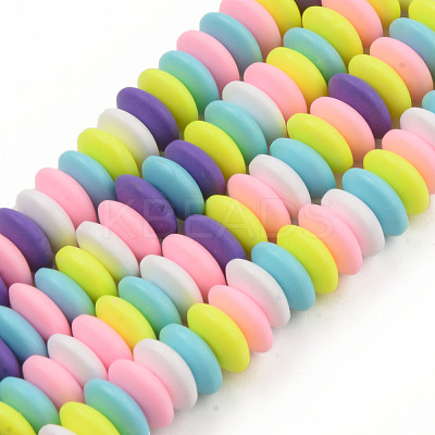 Handmade Polymer Clay Beads Strands CLAY-N008-064-A18-1