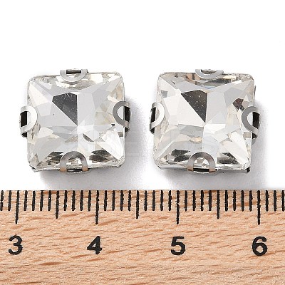 Square Sew on Rhinestone RGLA-L028-06F-01-1