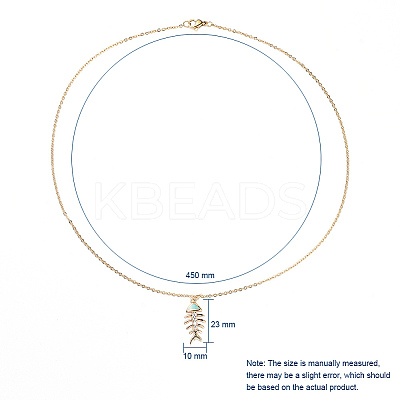 Pendant Necklaces NJEW-JN02740-1