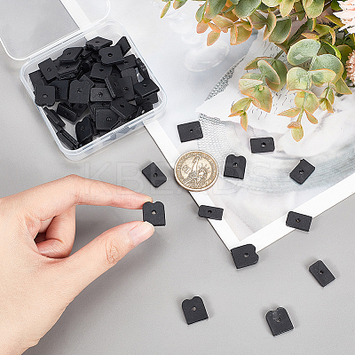 80Pcs 4 Style Resin Boning Caps for Wedding Dress AJEW-PH0004-26-1