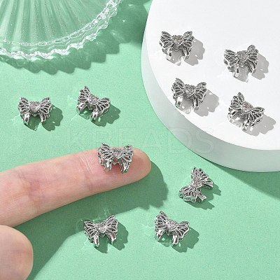 SHEGRACE Brass Pave Clear Cubic Zirconia Beads XGRQ4G557-689P-1