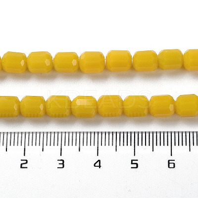 Opaque Glass Beads Strands GLAA-G112-03P-1