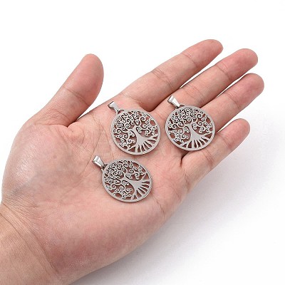 Non-Tarnish 201 Stainless Steel Pendants STAS-T046-JN269-1-1