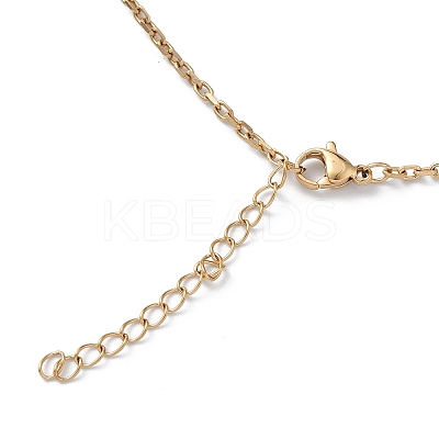 Ion Plating(IP) 304 Stainless Steel Cable Chain Necklace for Men Women STAS-B039-05G-1