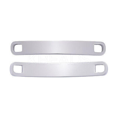 Tarnish Resistant 304 Stainless Steel Curve Bar Links Connectors LS-STAS-I140-35S-1