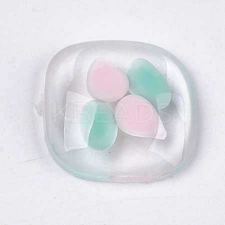 Resin Cabochons CRES-T014-25B-1