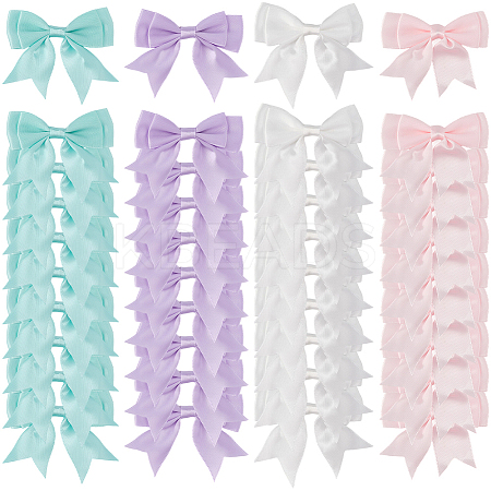 40Pcs 4 Colors Handmade Polyester Costume Accessories DIY-SP0004-85A-1