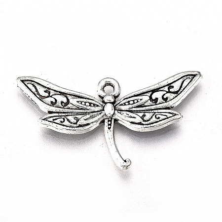 Tibetan Style Alloy Pendants TIBE-S323-027AS-RS-1
