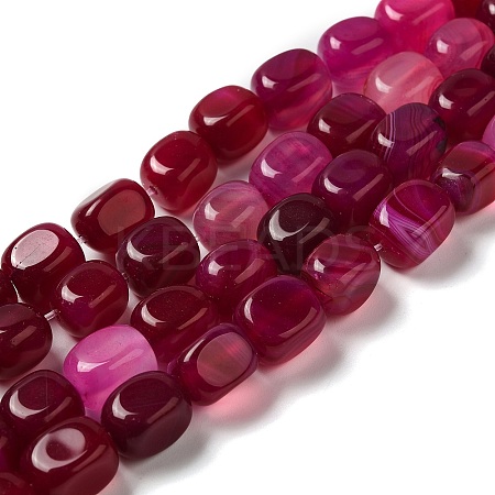 Natural Agate Beads Strands G-H295-A01-01-1
