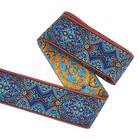 Ethnic 5M Style Embroidery Polycotton Ribbons OCOR-FG0001-42C-1