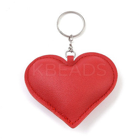 PU Leather Keychain AJEW-L032-01D-1