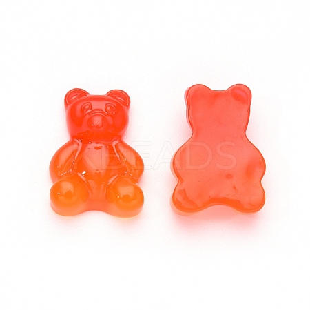 Gradient Color Opaque Resin Cabochons CRES-R196-01H-1
