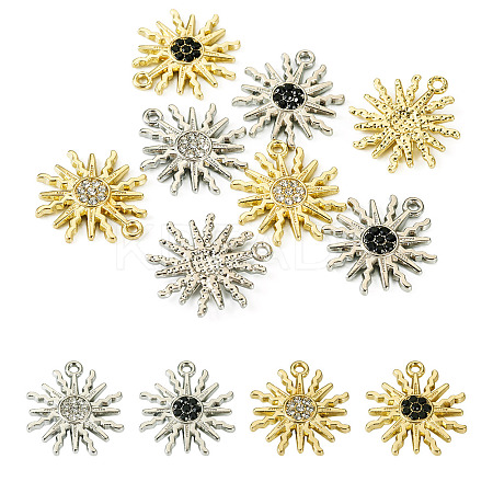 8Pcs 4 Color Alloy Pendant FIND-TA0003-31-1