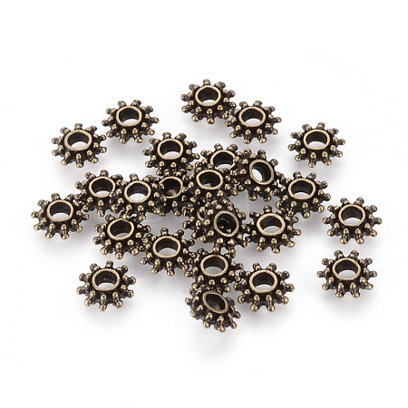 Tibetan Style Spacer Beads X-MLFH10384Y-NF-1