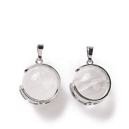 Natural Quartz Crystal Pendants G-A212-01P-06-1